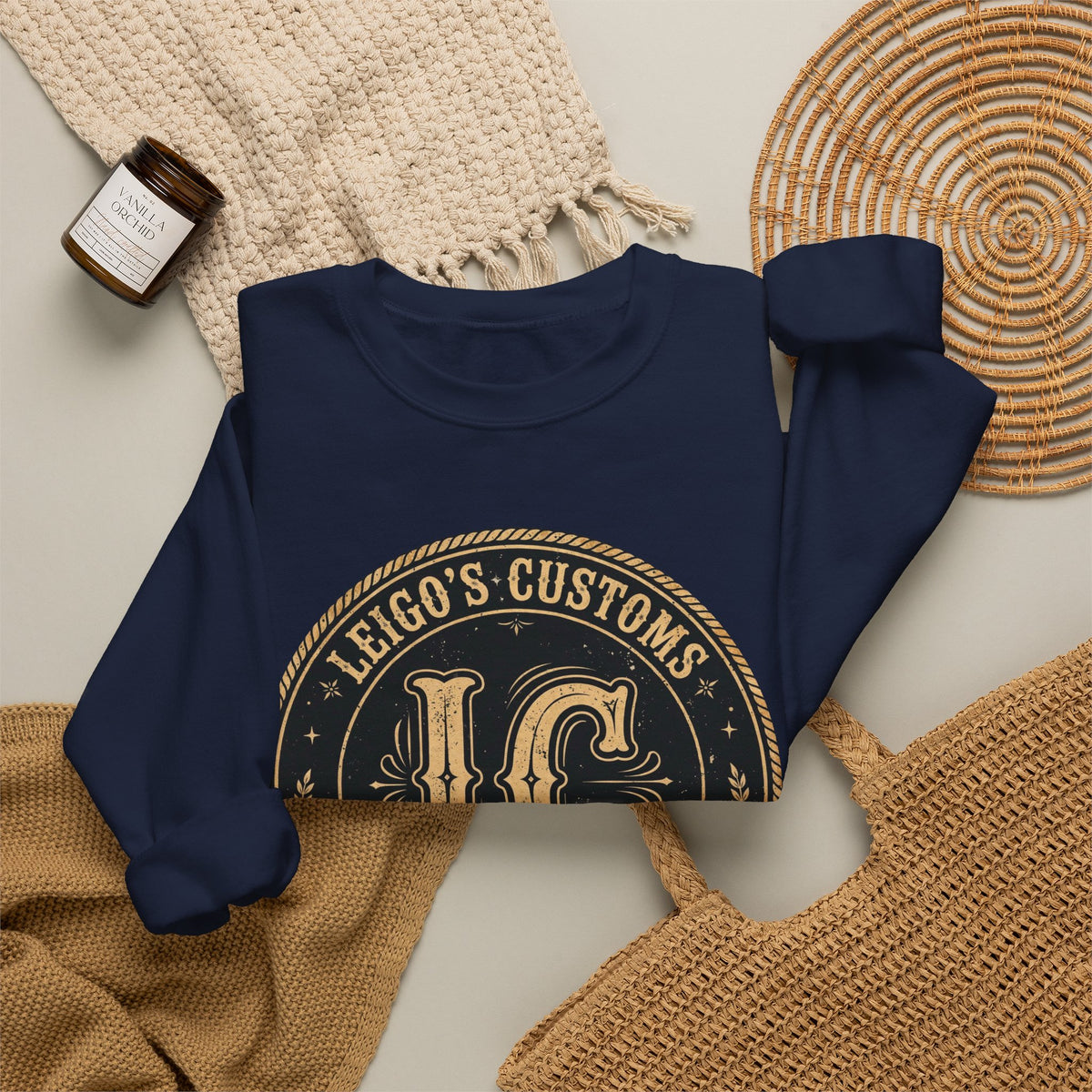 Leigo's Customs LC Crewneck Sweatshirt
