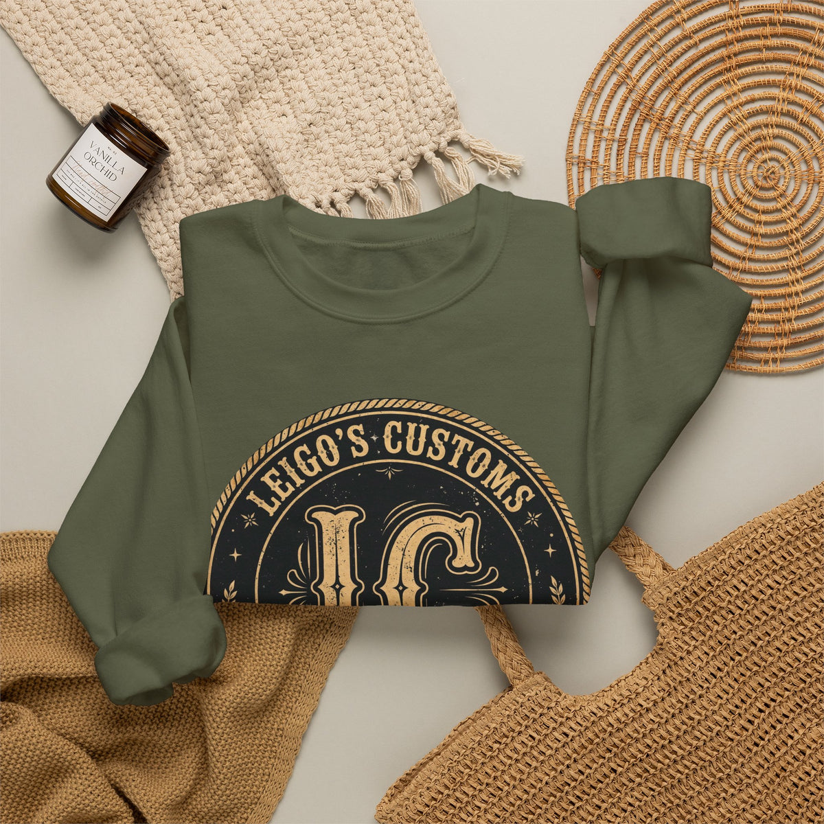 Leigo's Customs LC Crewneck Sweatshirt