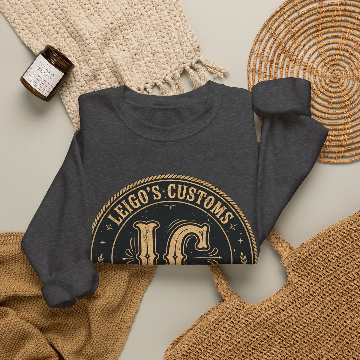 Leigo's Customs LC Crewneck Sweatshirt