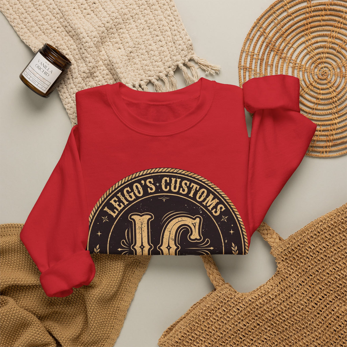 Leigo's Customs LC Crewneck Sweatshirt